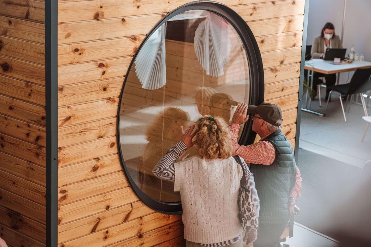 DOMIZIL HUSUM 2022: Berghaus auf der Messe