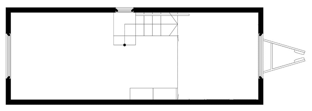 Tiny House Dufour - Obergeschoss