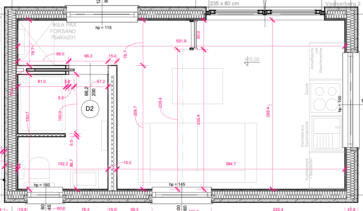 Modulhaus Homert - Grundriss