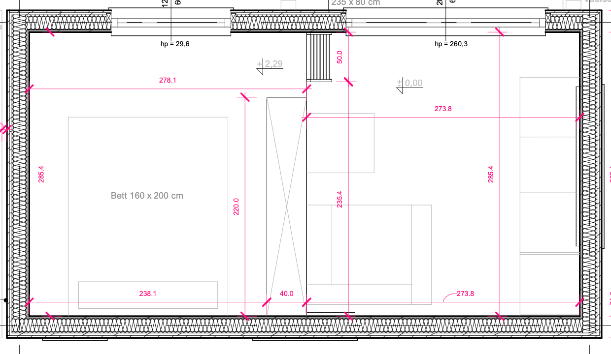 Modulhaus Homert - Obergeschoss