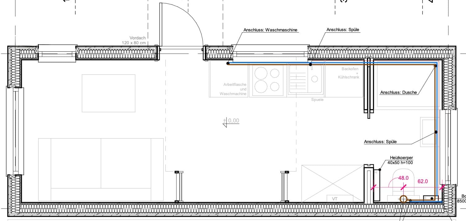 Modulhaus Tatra - Grundriss